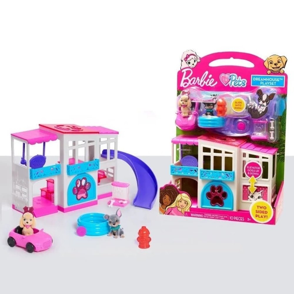 Barbie Pets Dreamhouse Playset Christmas Birthday Gifts For Girls Ages 3 And Up